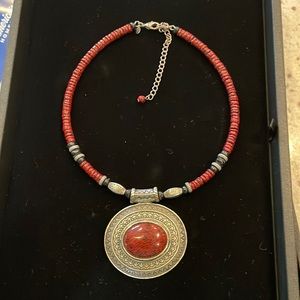 Premier Designs red necklace